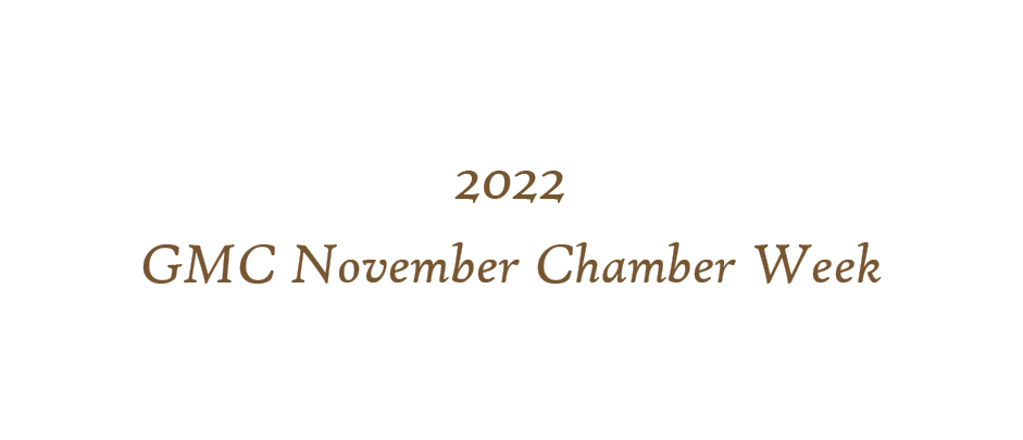 GMC November Chamber Week